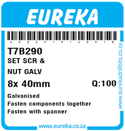 T7B290 - Set Screw & Nut -T7B290_Label_T